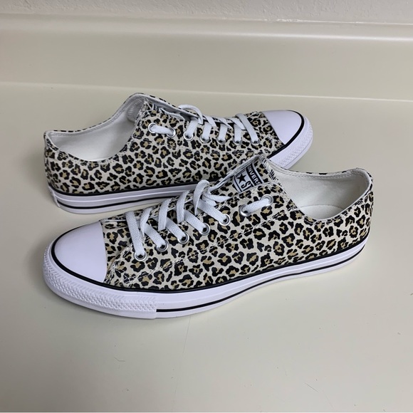 Converse Shoes - Converse Chuck All Star Animal Print LowTop Sneaker White Leopard M 10 W 12 NWOT